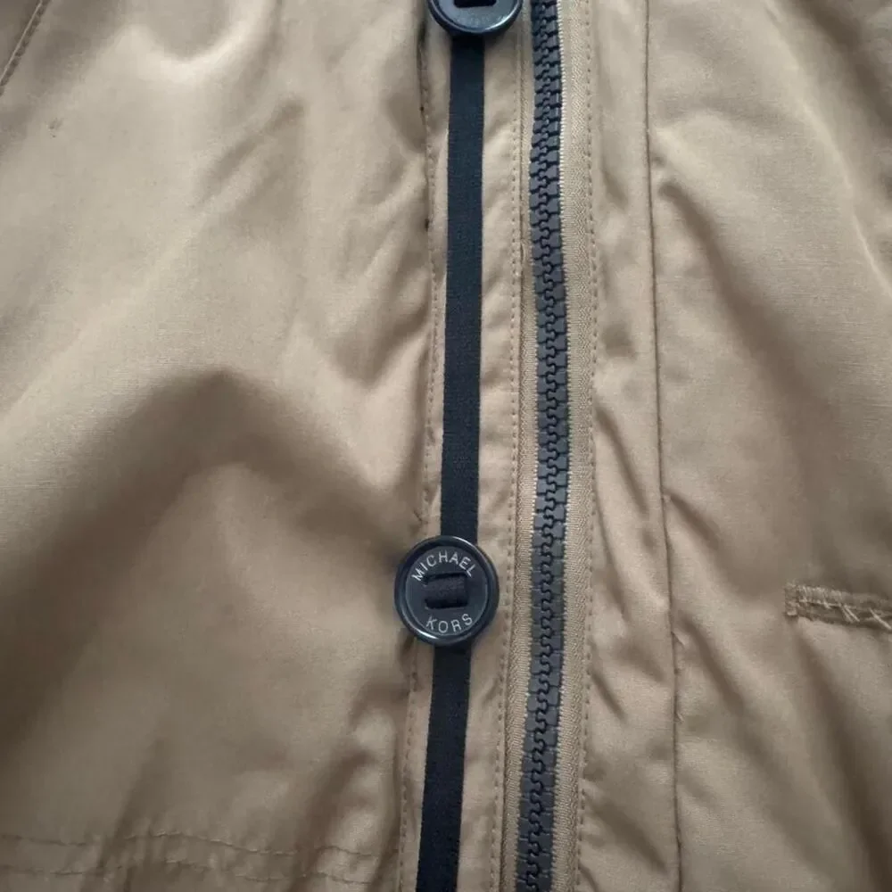 Men's Tan and Brown Michael Kors Jacket